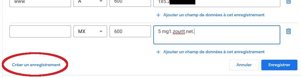 Ajouter un champ Ajouter un champ