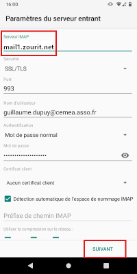 saisie serveur saisie serveur