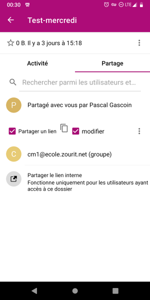 Parcours de dossier Parcours de dossier